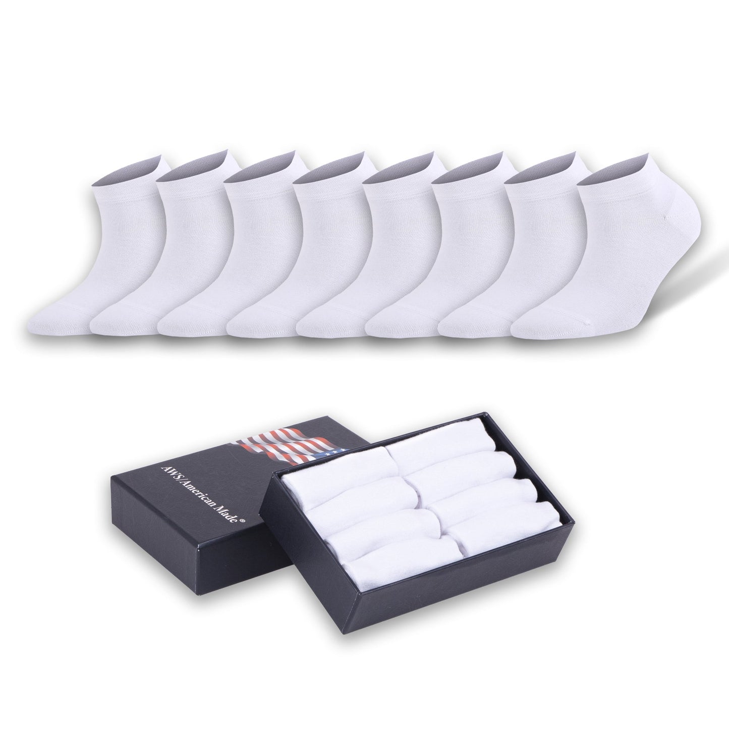 Women'S Bamboo Low Cut Ankle Socks – Soft, Thin & Breathable | 8 Pairs with Gift Box